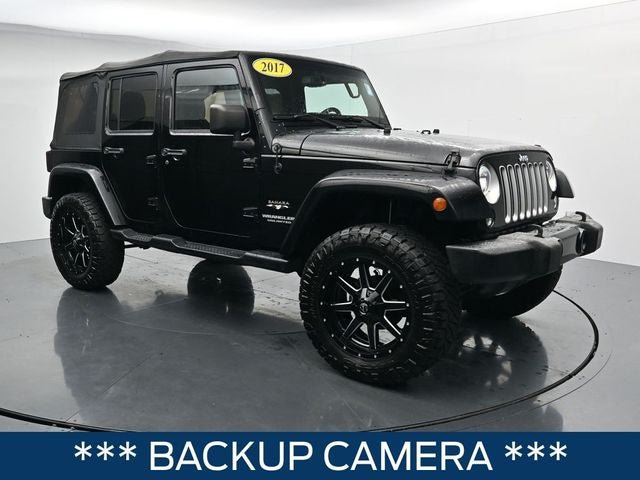 Used 2017 Jeep Wrangler Unlimited Sahara w/ Max Tow Package AWD/4WD video 2