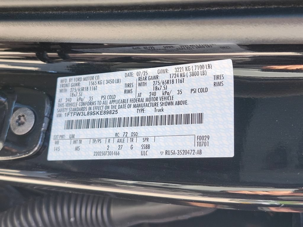 Certified 2025 Ford F150 XLT w/ Equipment Group 301A Standard AWD/4WD image 31