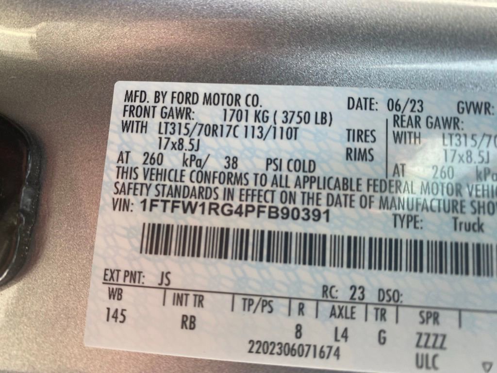 Certified 2023 Ford F150 Raptor image 31