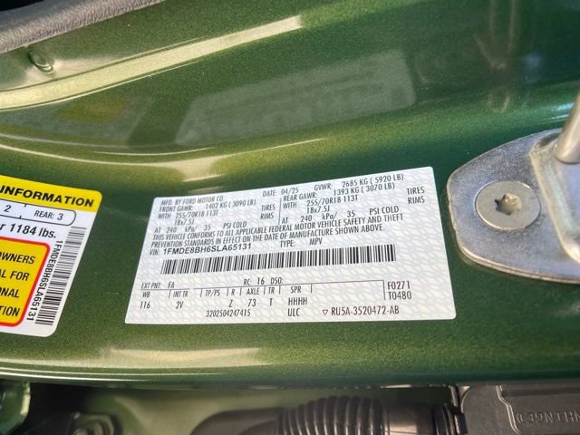 Certified 2025 Ford Bronco Outer Banks AWD/4WD image 39