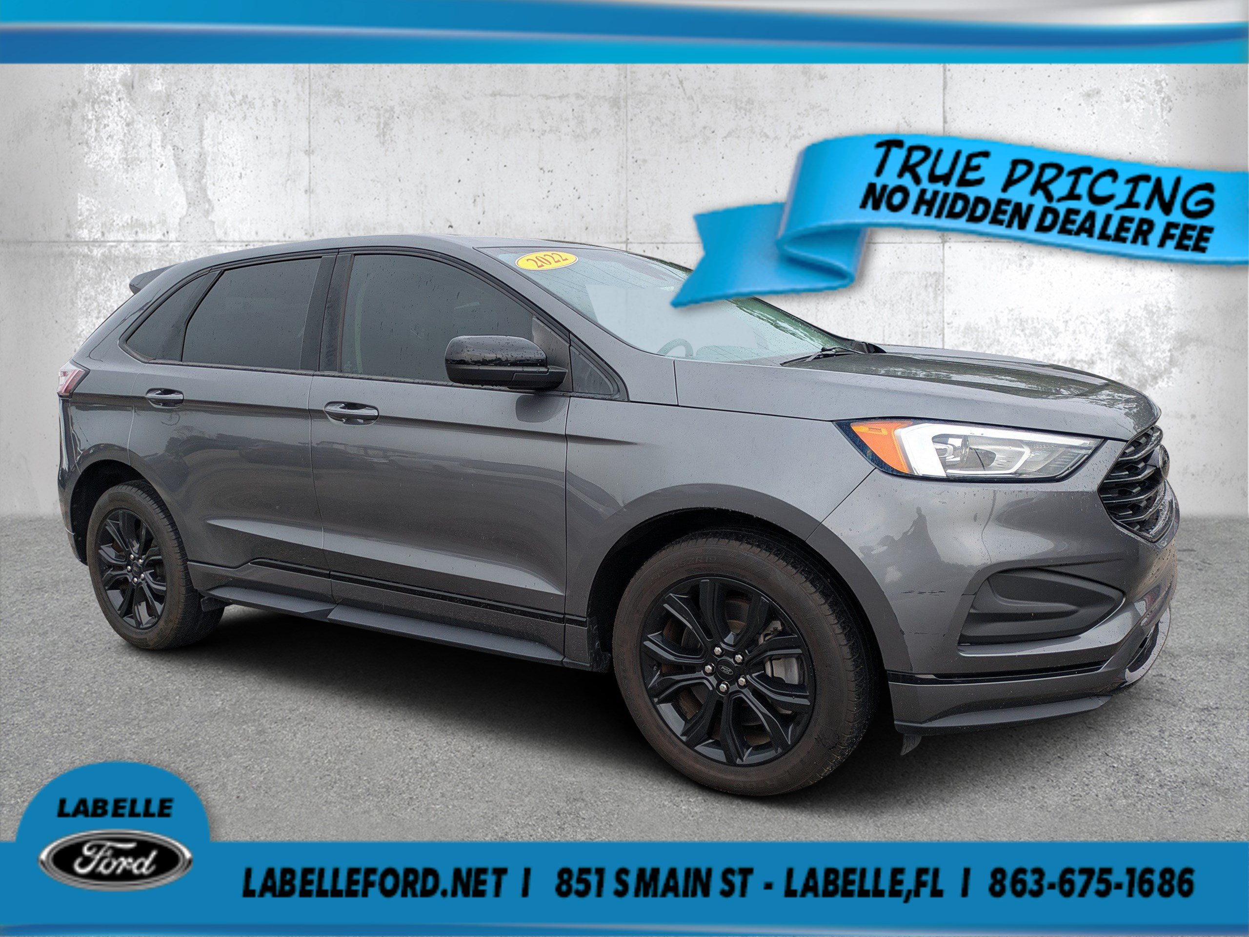 Certified 2022 Ford Edge SE w/ Black Appearance Package AWD/4WD image 1