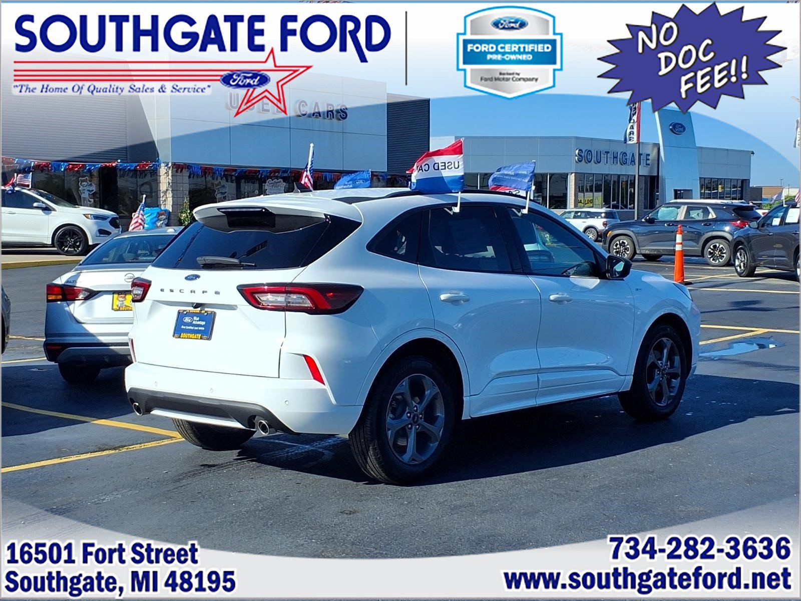 Certified 2023 Ford Escape ST-Line w/ Tech Pack #1 FWD image 2
