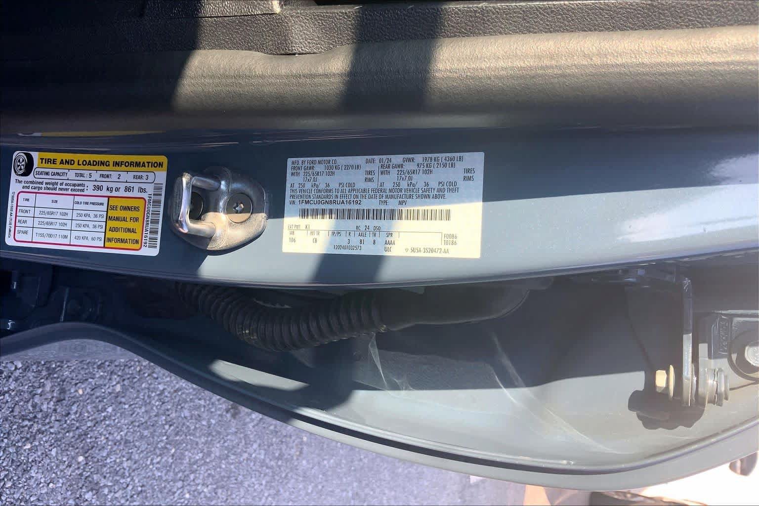 Certified 2024 Ford Escape Active FWD image 32
