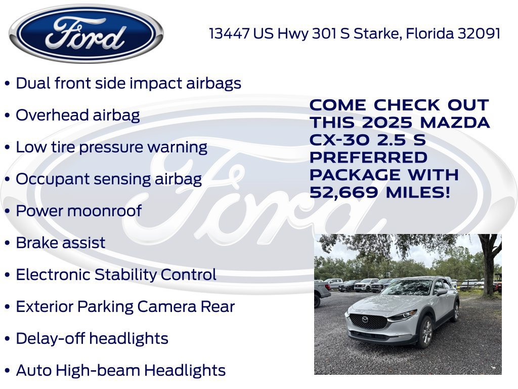 Used 2025 MAZDA CX-30 AWD 2.5 S w/ Preferred Package image 23