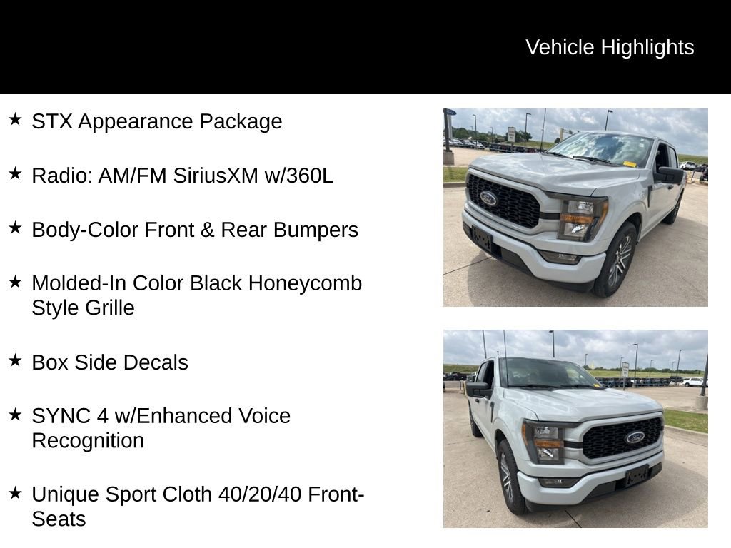 Certified 2023 Ford F150 XL w/ STX Appearance Package RWD image 5