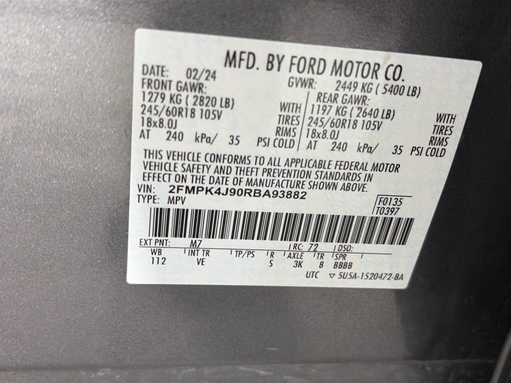 Certified 2024 Ford Edge SEL image 8