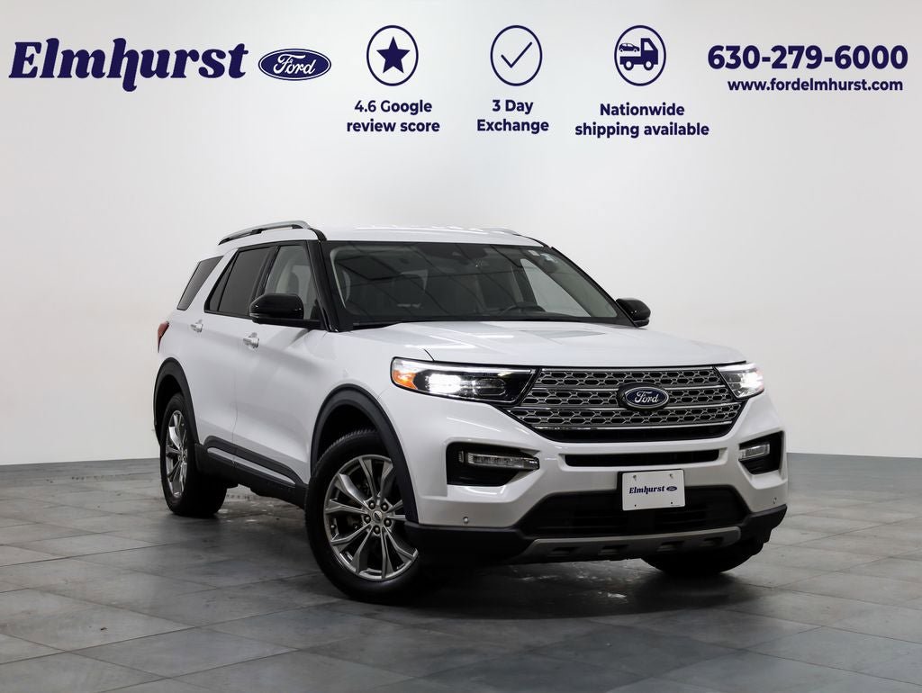 Certified 2021 Ford Explorer Limited w/ Equipment Group 301A AWD/4WD image 1