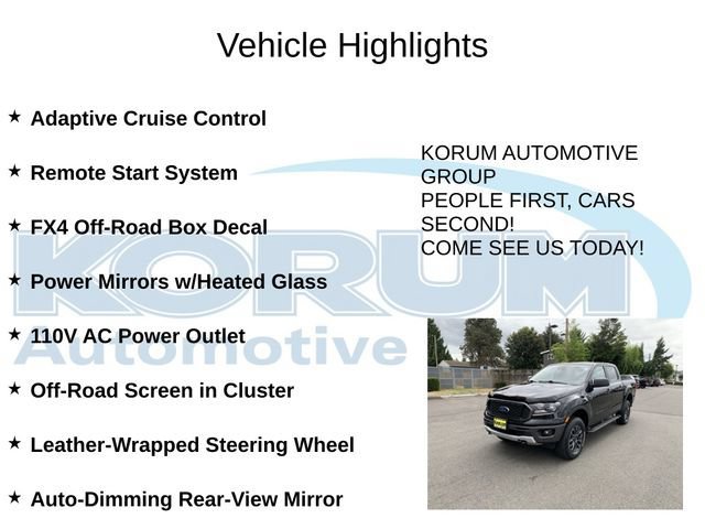 Certified 2023 Ford Ranger XLT w/ Equipment Group 302A High AWD/4WD image 12