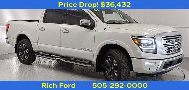 Used 2021 Nissan Titan Platinum Reserve w/ Moonroof Package AWD/4WD image 1