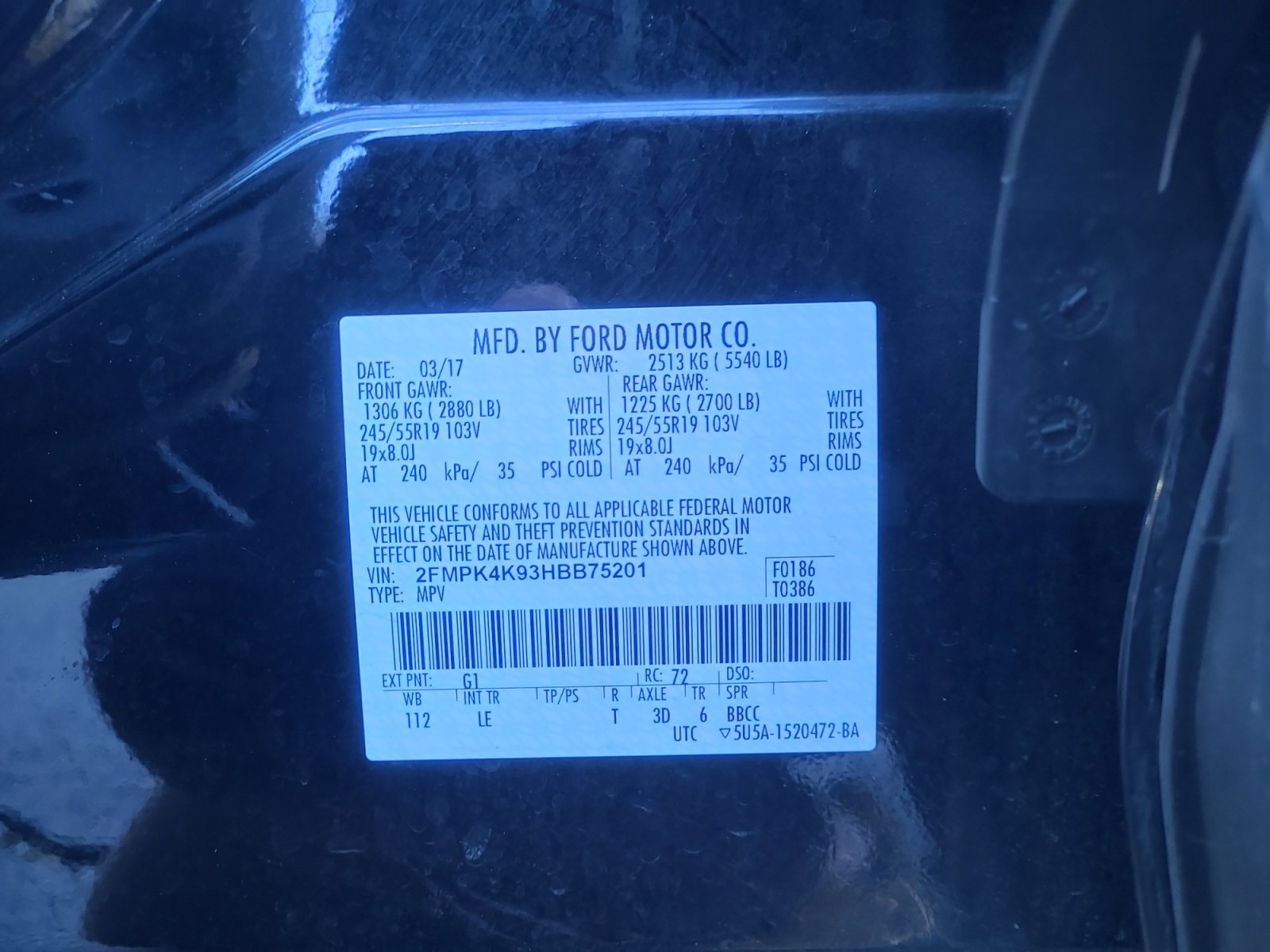 Certified 2017 Ford Edge Titanium AWD/4WD image 25