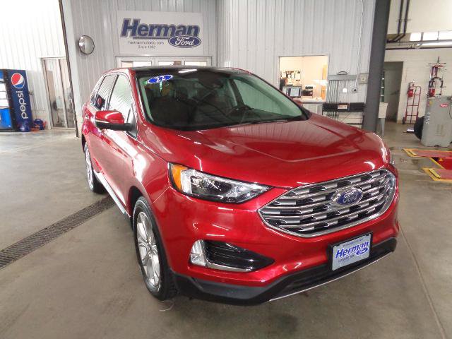 Certified 2022 Ford Edge Titanium w/ Class II Trailer Tow Package