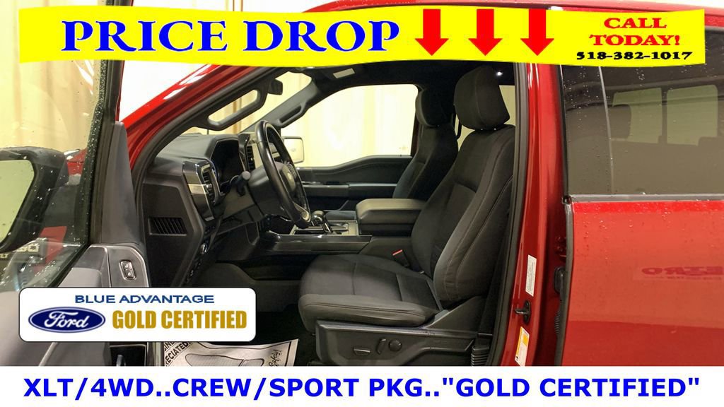 Certified 2022 Ford F150 XLT w/ Equipment Group 302A High image 33