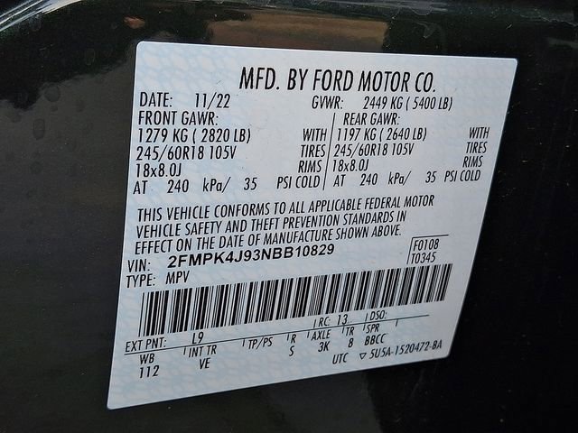 Certified 2022 Ford Edge SEL w/ Convenience Package AWD/4WD image 27