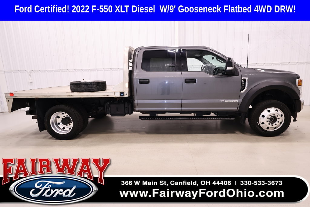 Certified 2022 Ford F550 4x4 Crew Cab Super Duty