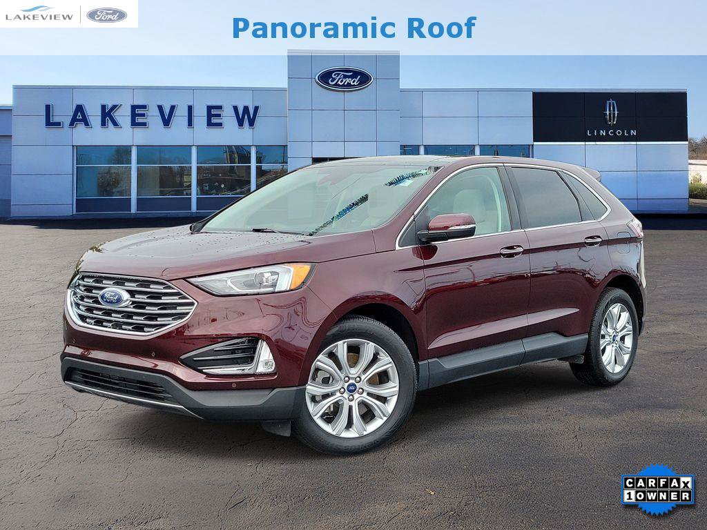 Certified 2021 Ford Edge Titanium w/ Class II Trailer Tow Package