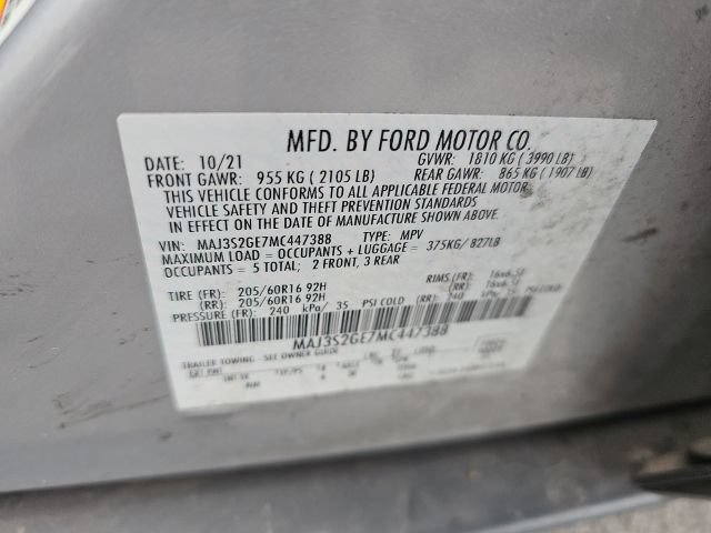 Certified 2021 Ford EcoSport SE w/ SE Convenience Package FWD image 21