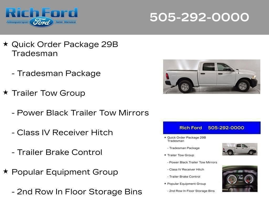 Used 2023 RAM 1500 Tradesman w/ Popular Equipment Group RWD image 34