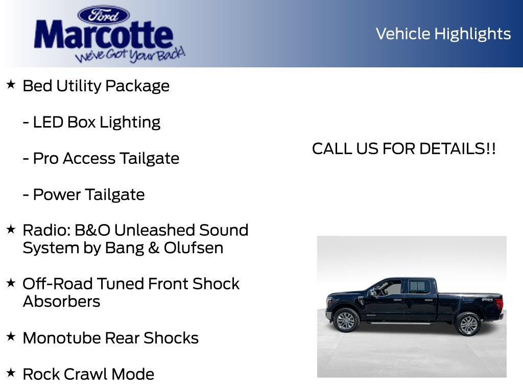 Certified 2024 Ford F150 Lariat w/ Equipment Group 502A High AWD/4WD image 14