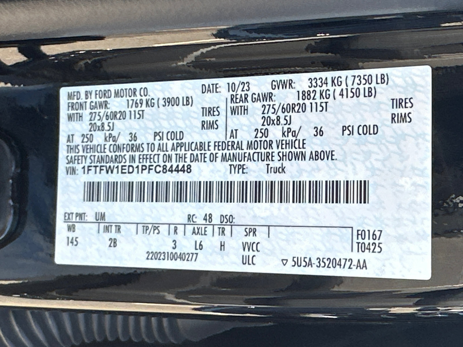 Certified 2023 Ford F150 Lariat w/ Equipment Group 502A High AWD/4WD image 32