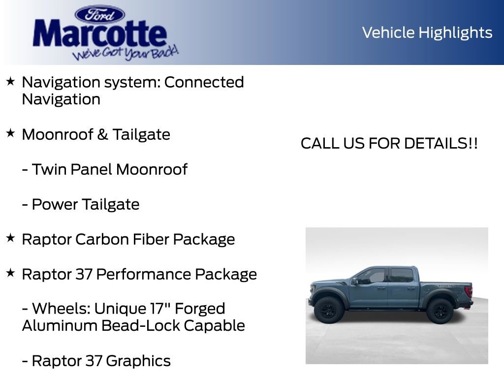 Certified 2023 Ford F150 Raptor w/ Raptor 37 Performance Package AWD/4WD image 11