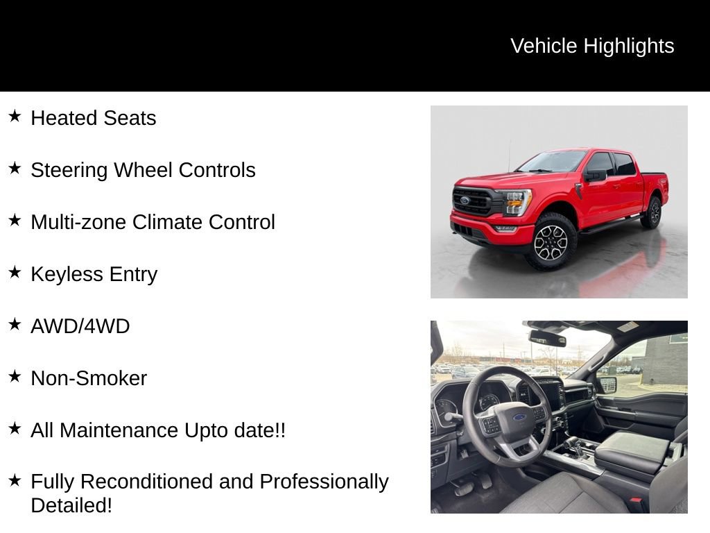 Certified 2023 Ford F150 XLT w/ Equipment Group 302A High AWD/4WD image 26