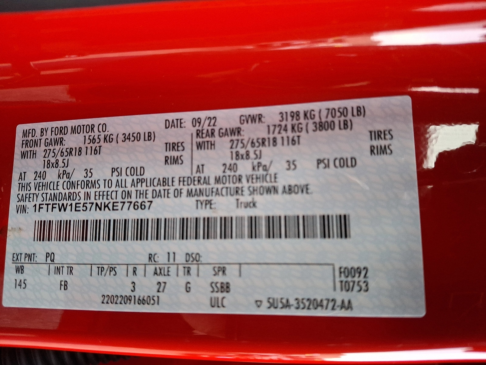 Certified 2022 Ford F150 XLT w/ Equipment Group 302A High image 28