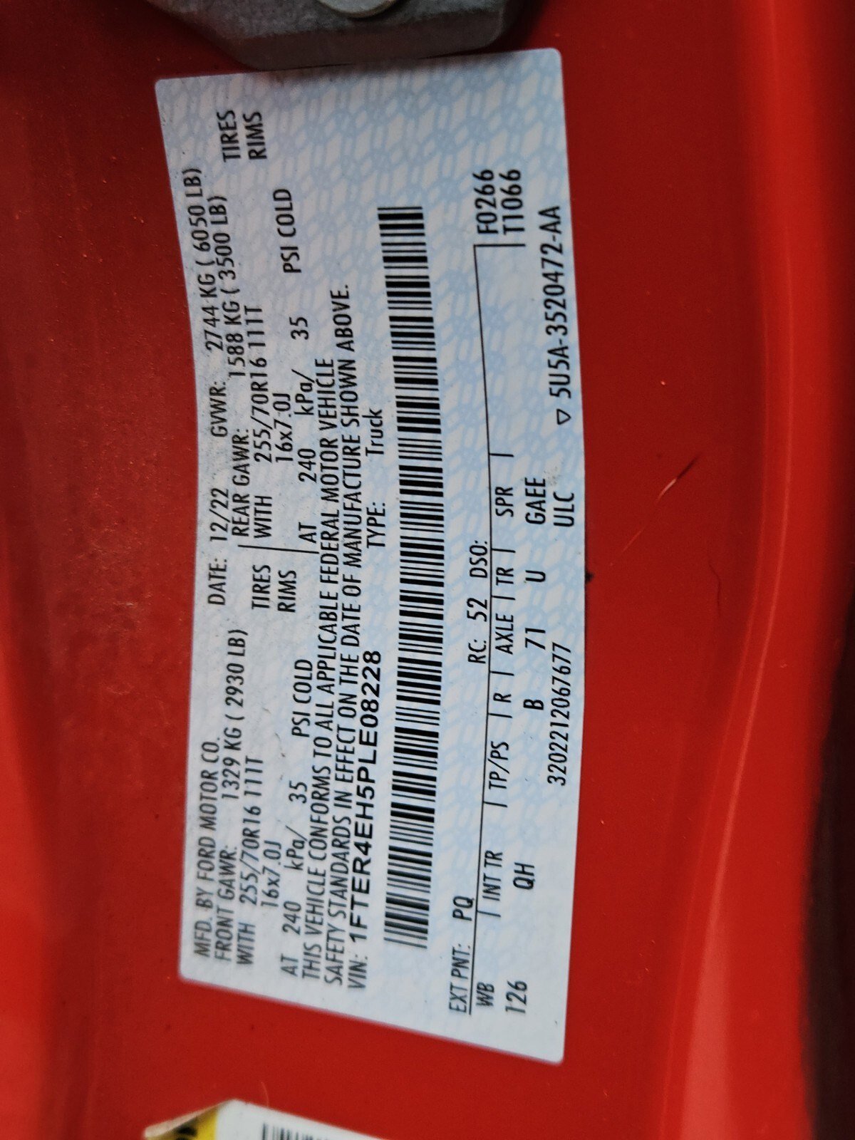 Certified 2023 Ford Ranger XL image 34