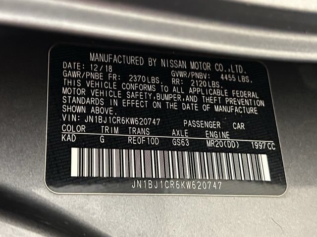 Used 2019 Nissan Rogue Sport SV AWD/4WD image 40