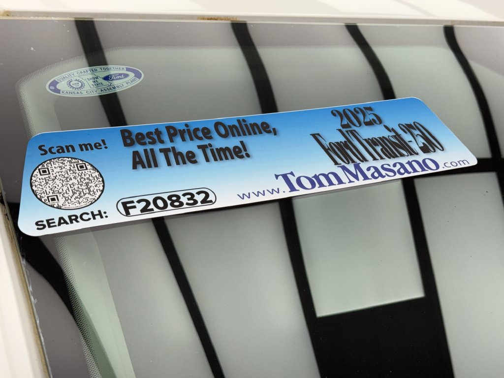 Certified 2025 Ford Transit 250 Low Roof w/ Exterior Upgrade Package RWD image 7