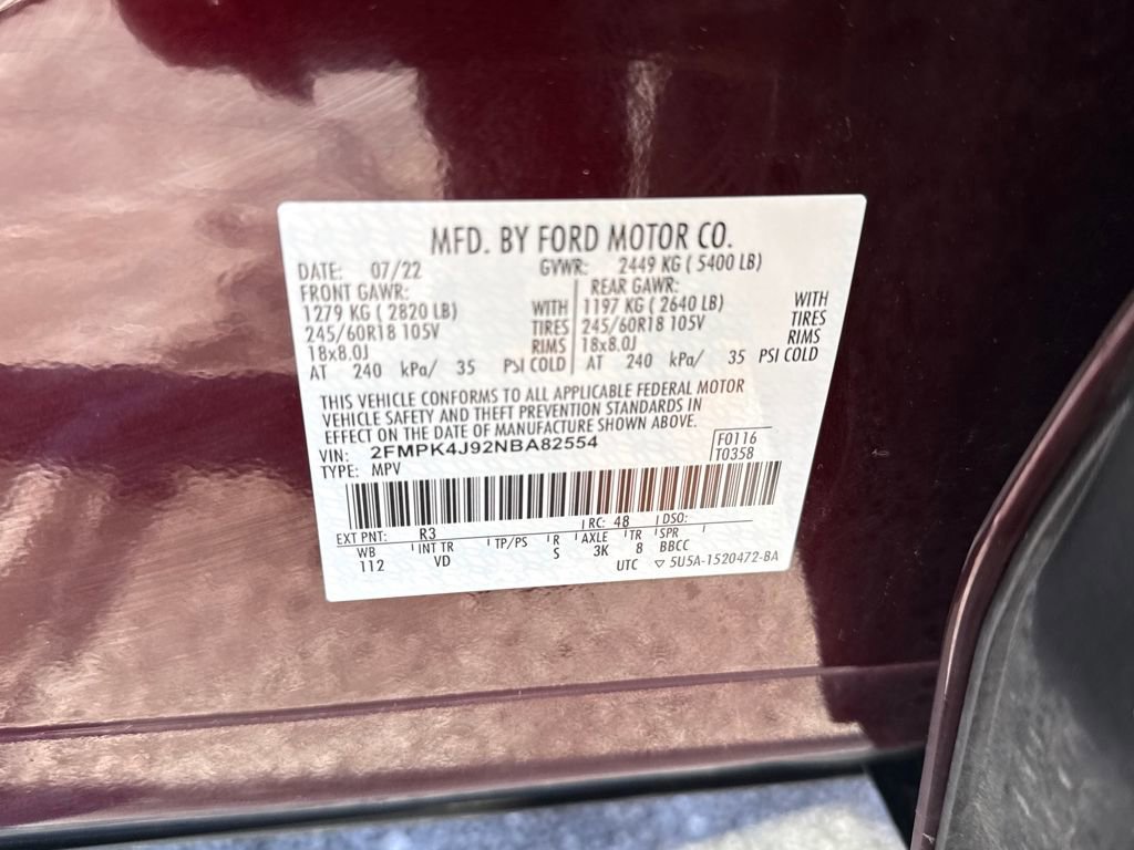 Certified 2022 Ford Edge SEL w/ Convenience Package image 16