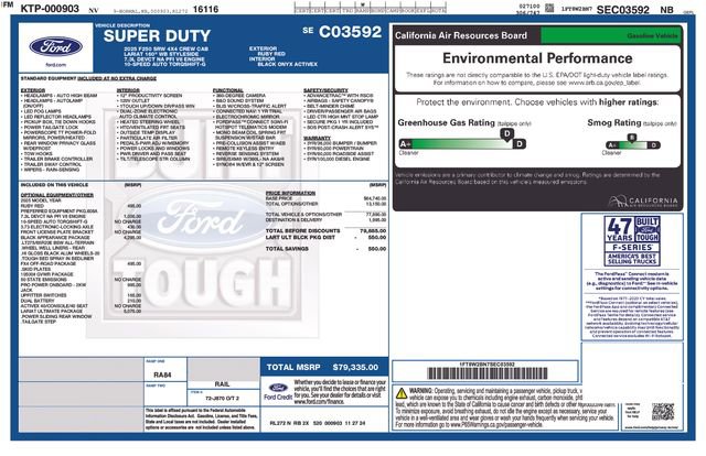 Certified 2025 Ford F250 Lariat w/ Lariat Ultimate Package AWD/4WD image 38