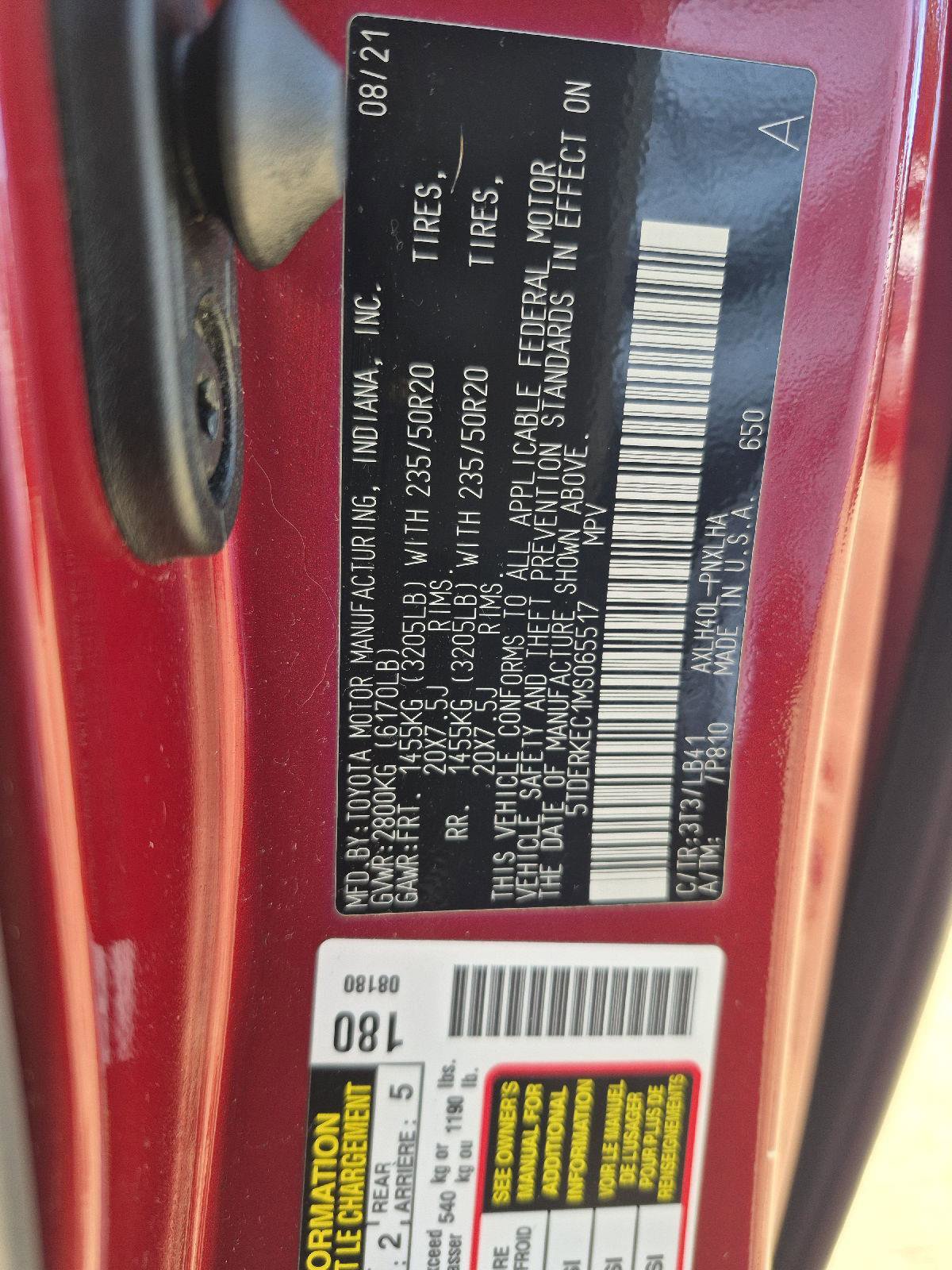 Used 2021 Toyota Sienna Platinum image 5