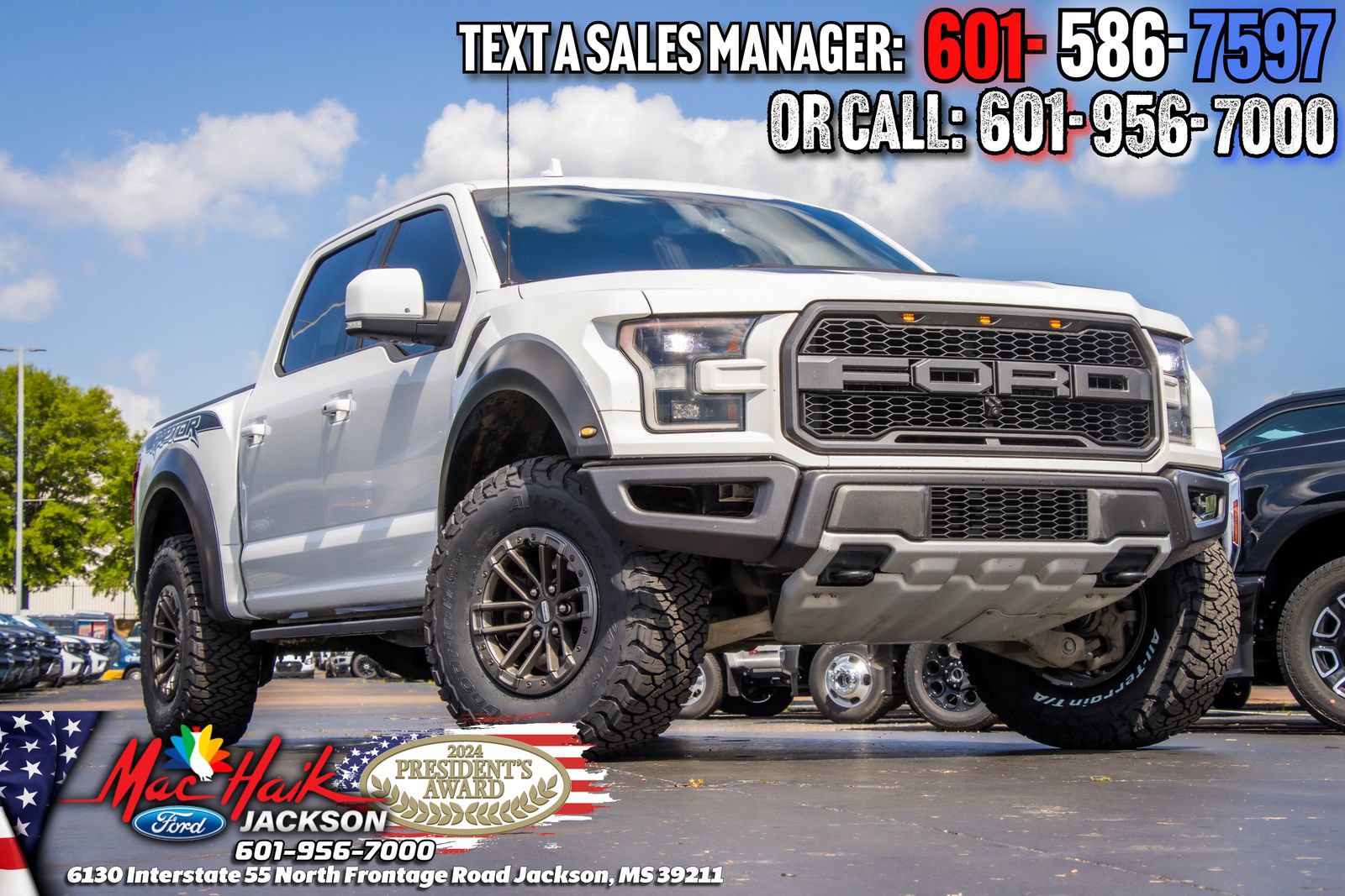Certified 2019 Ford F150 Raptor w/ Equipment Group 802A Luxury