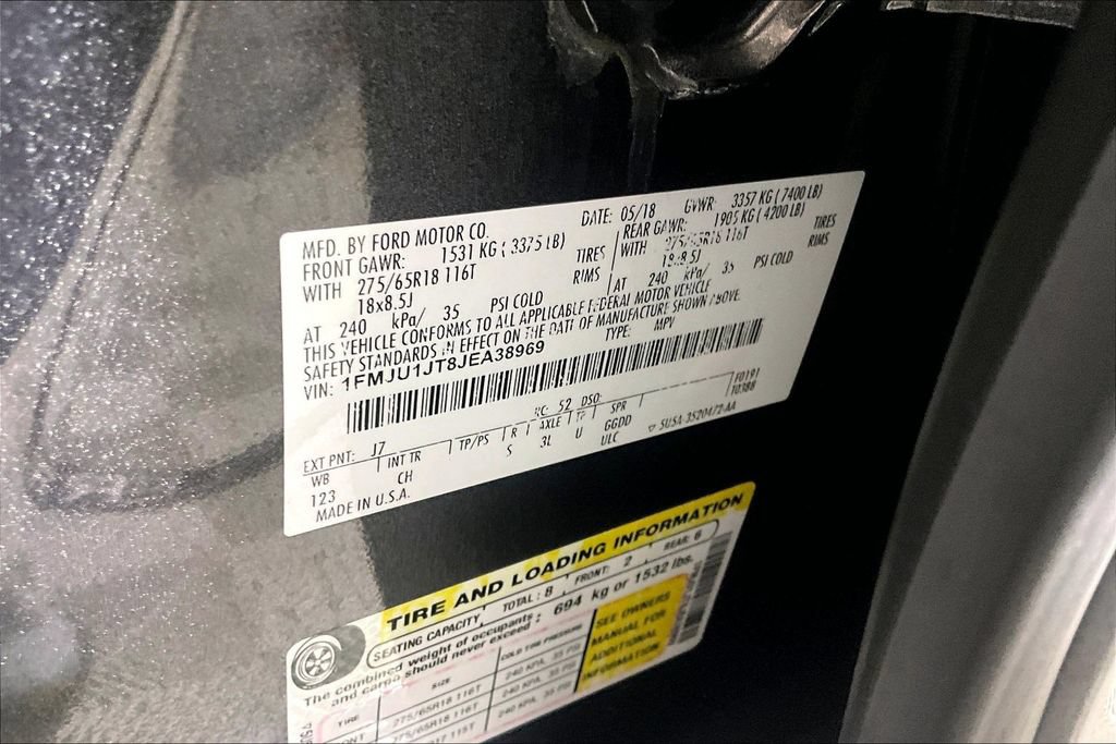 Certified 2018 Ford Expedition XLT w/ Equipment Group 202A AWD/4WD image 27