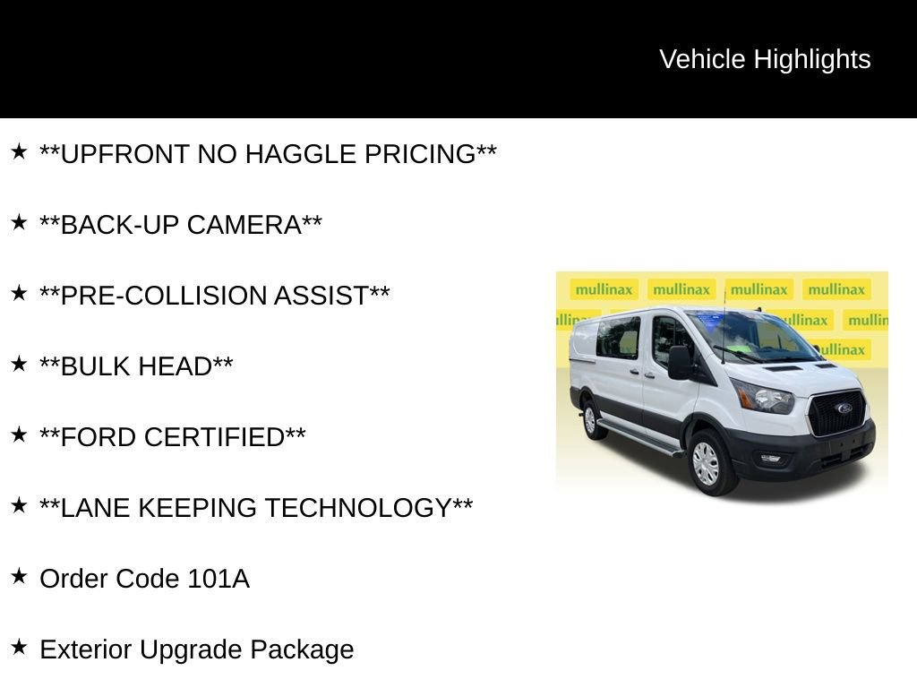 Certified 2024 Ford Transit 250 Low Roof w/ Exterior Upgrade Package image 16