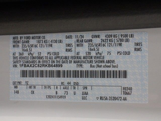 Certified 2024 Ford Transit 350 XLT image 33