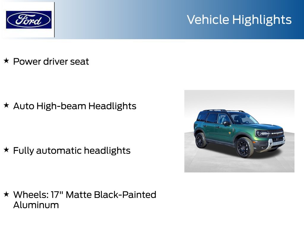 Certified 2025 Ford Bronco Sport Badlands AWD/4WD image 19