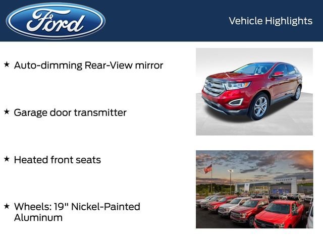 Certified 2017 Ford Edge Titanium w/ Technology Package FWD image 13