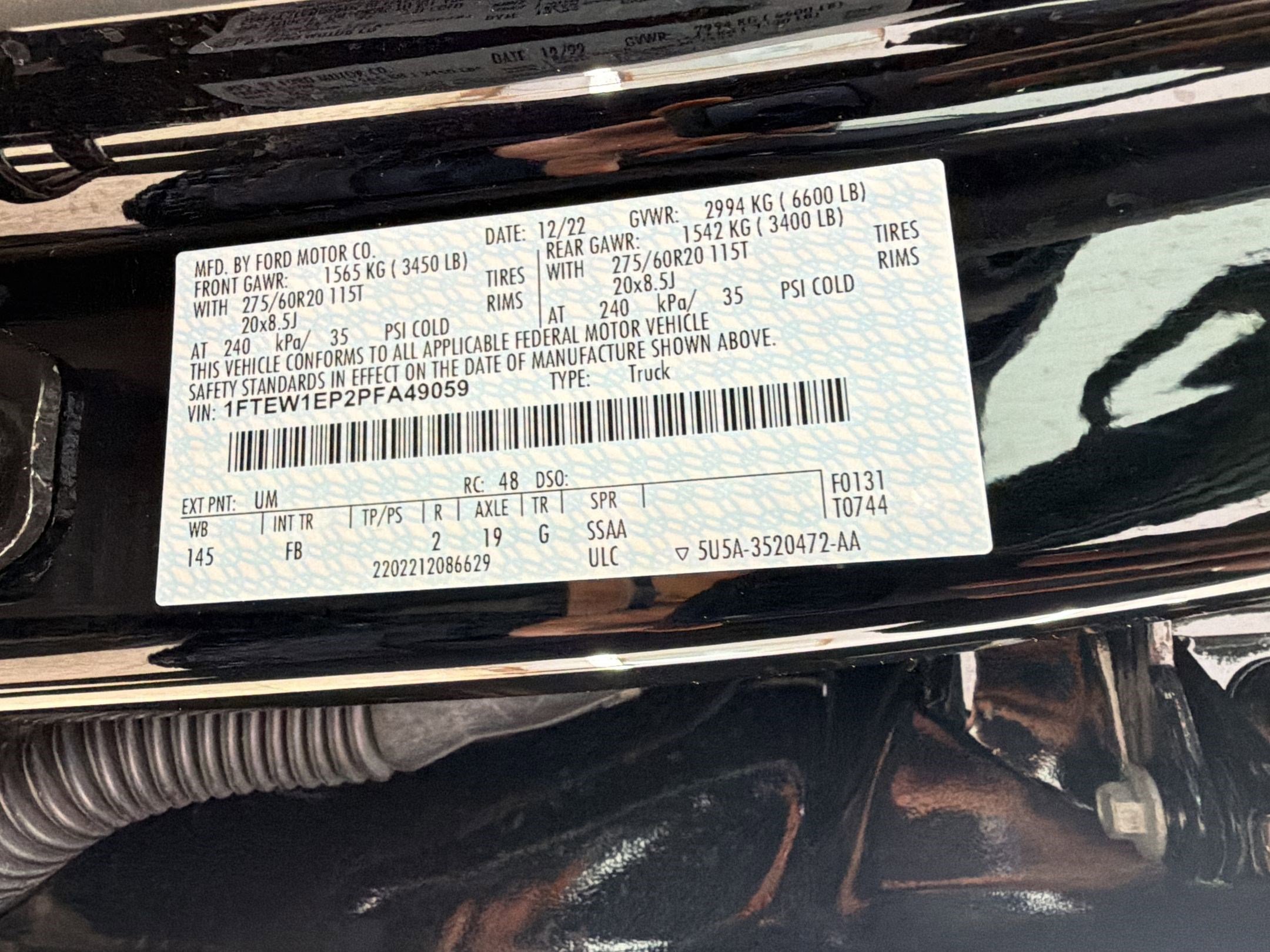 Certified 2023 Ford F150 XLT w/ Equipment Group 302A High image 20