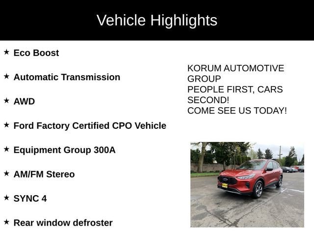 Certified 2025 Ford Escape ST-Line AWD/4WD image 4