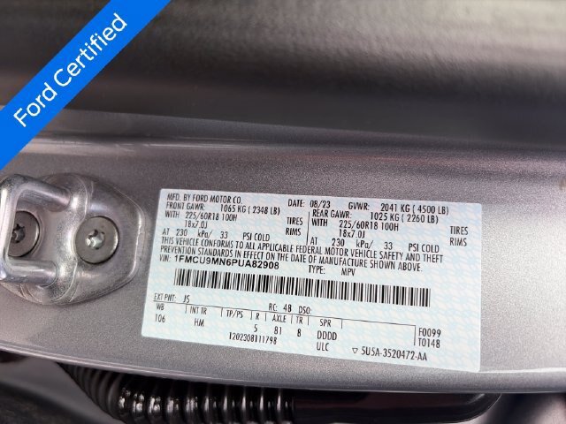 Certified 2023 Ford Escape ST-Line w/ Tech Pack #1 AWD/4WD image 30