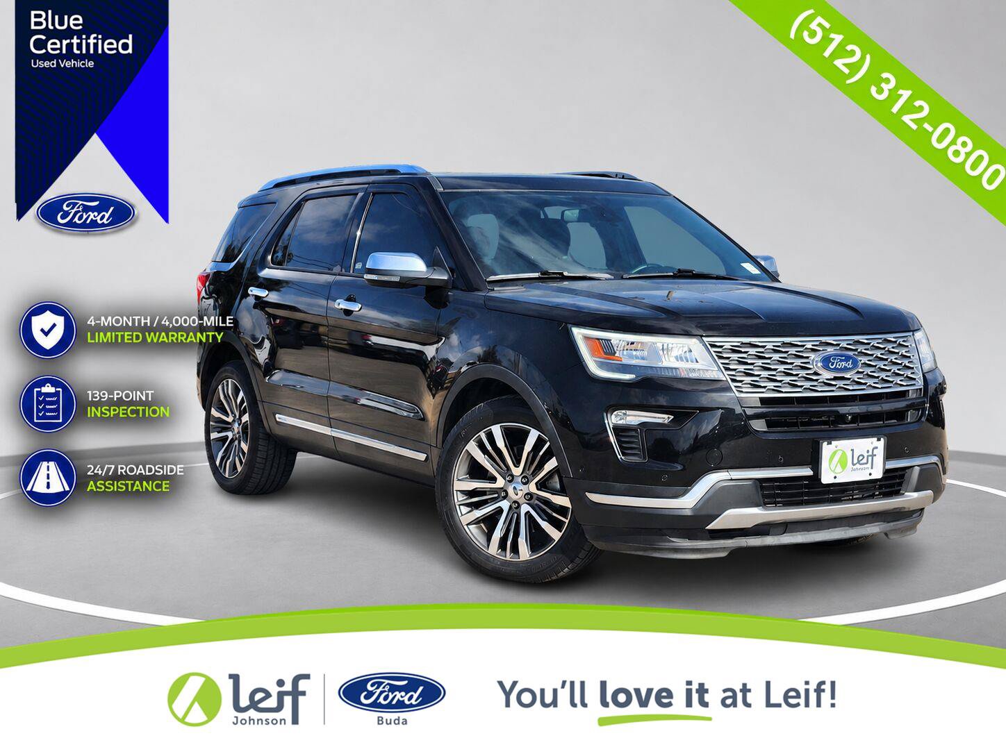 Certified 2018 Ford Explorer Platinum AWD/4WD image 1