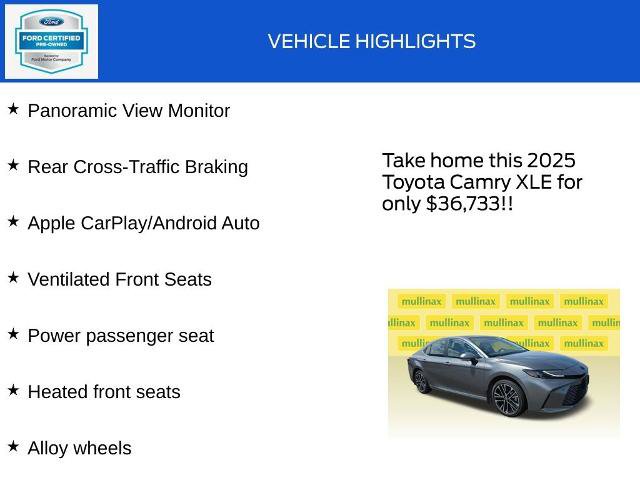 Used 2025 Toyota Camry XLE w/ Premium Plus Package AWD/4WD image 20