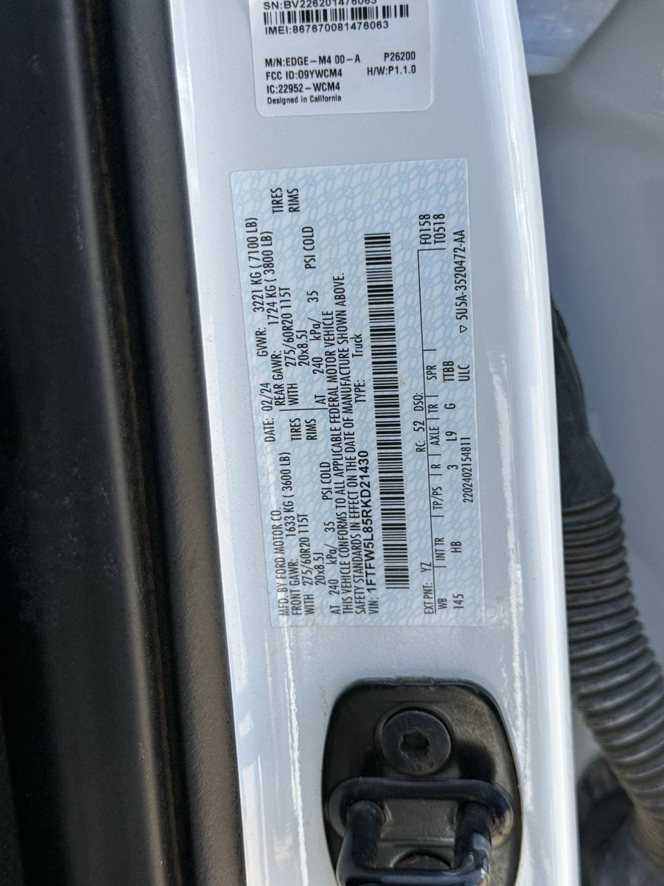 Certified 2024 Ford F150 Lariat w/ FX4 Off-Road Package AWD/4WD image 30