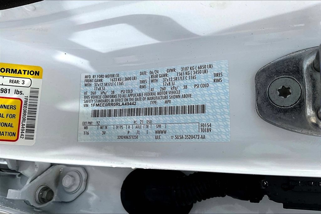 Certified 2024 Ford Bronco Raptor w/ Interior Carbon Fiber Pack 6 AWD/4WD image 21