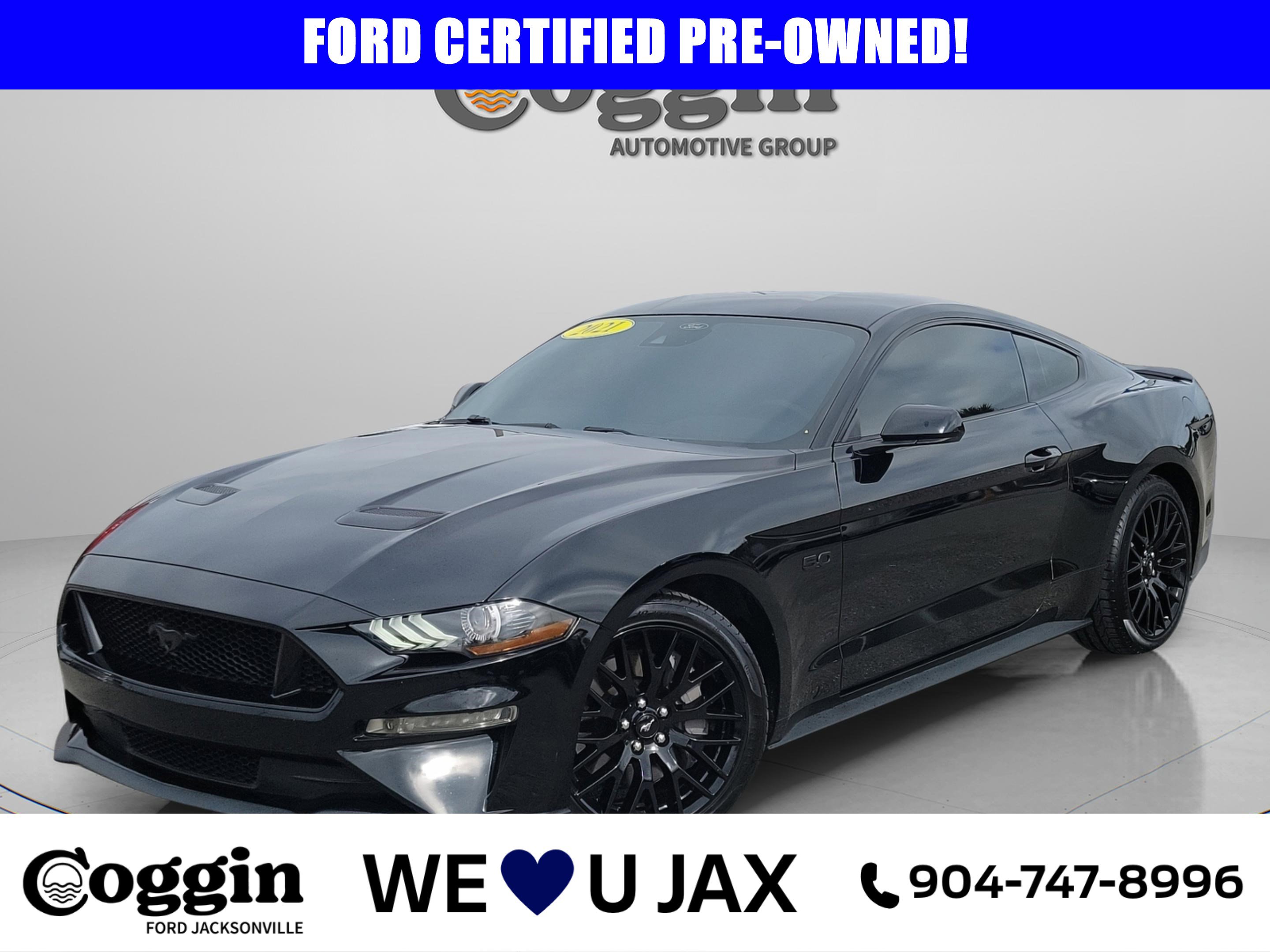 Certified 2021 Ford Mustang GT Premium w/ Ford Safe & Smart Package image 1