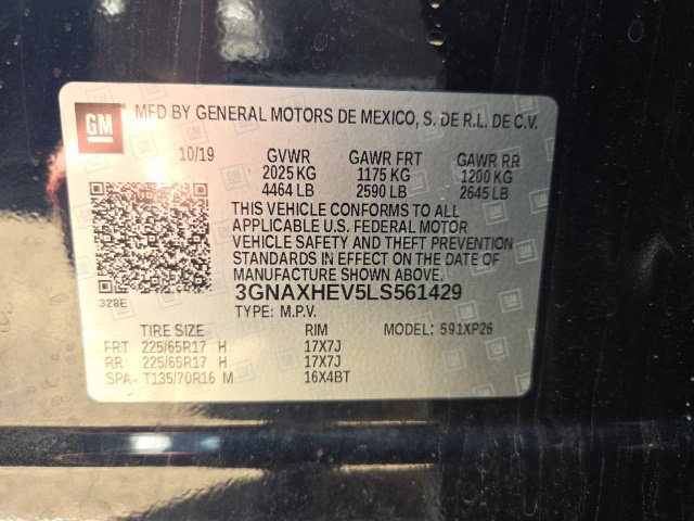 Used 2020 Chevrolet Equinox LS w/ LS Convenience Package FWD image 12