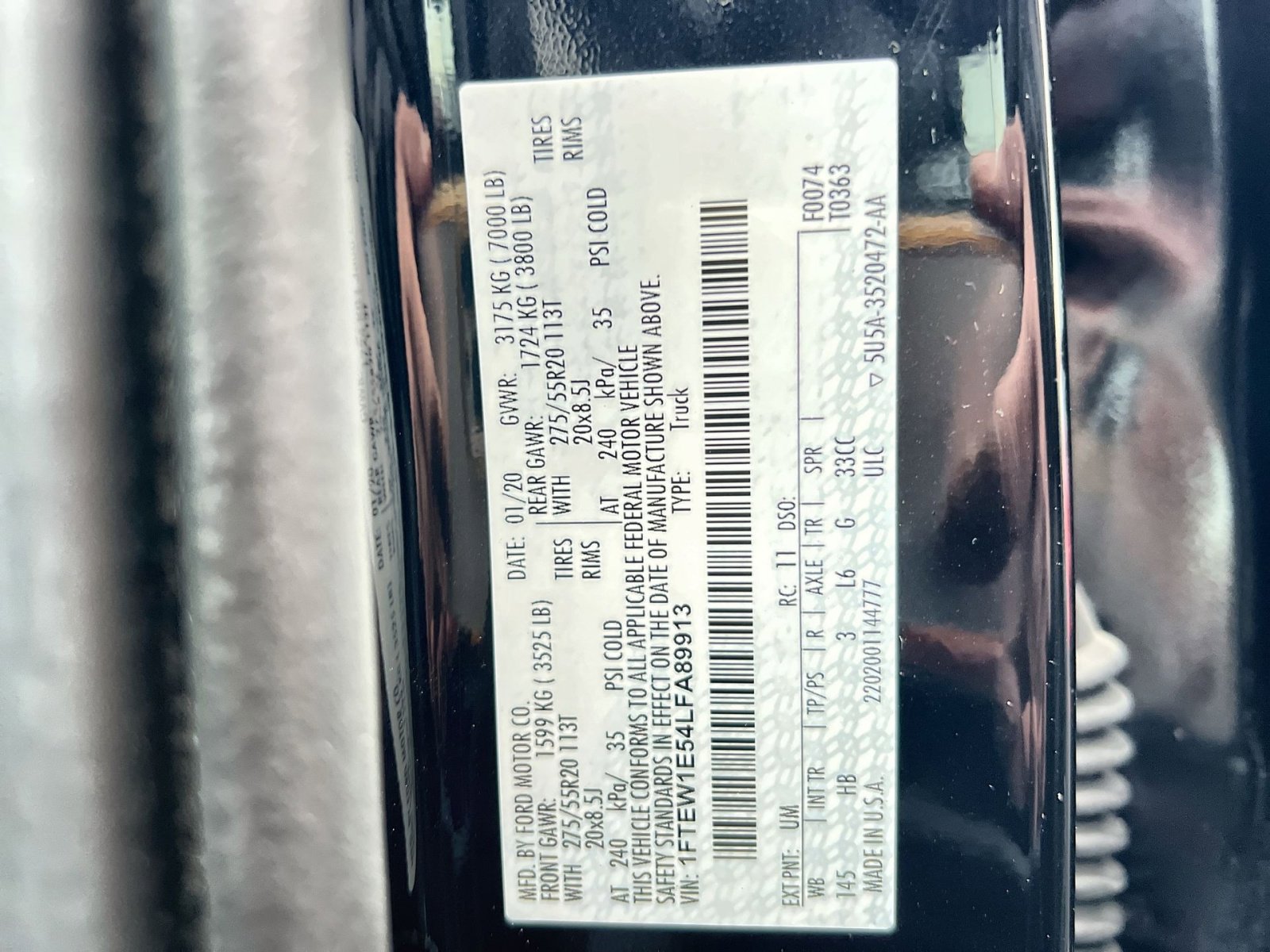 Certified 2020 Ford F150 Lariat w/ Equipment Group 502A Luxury image 30