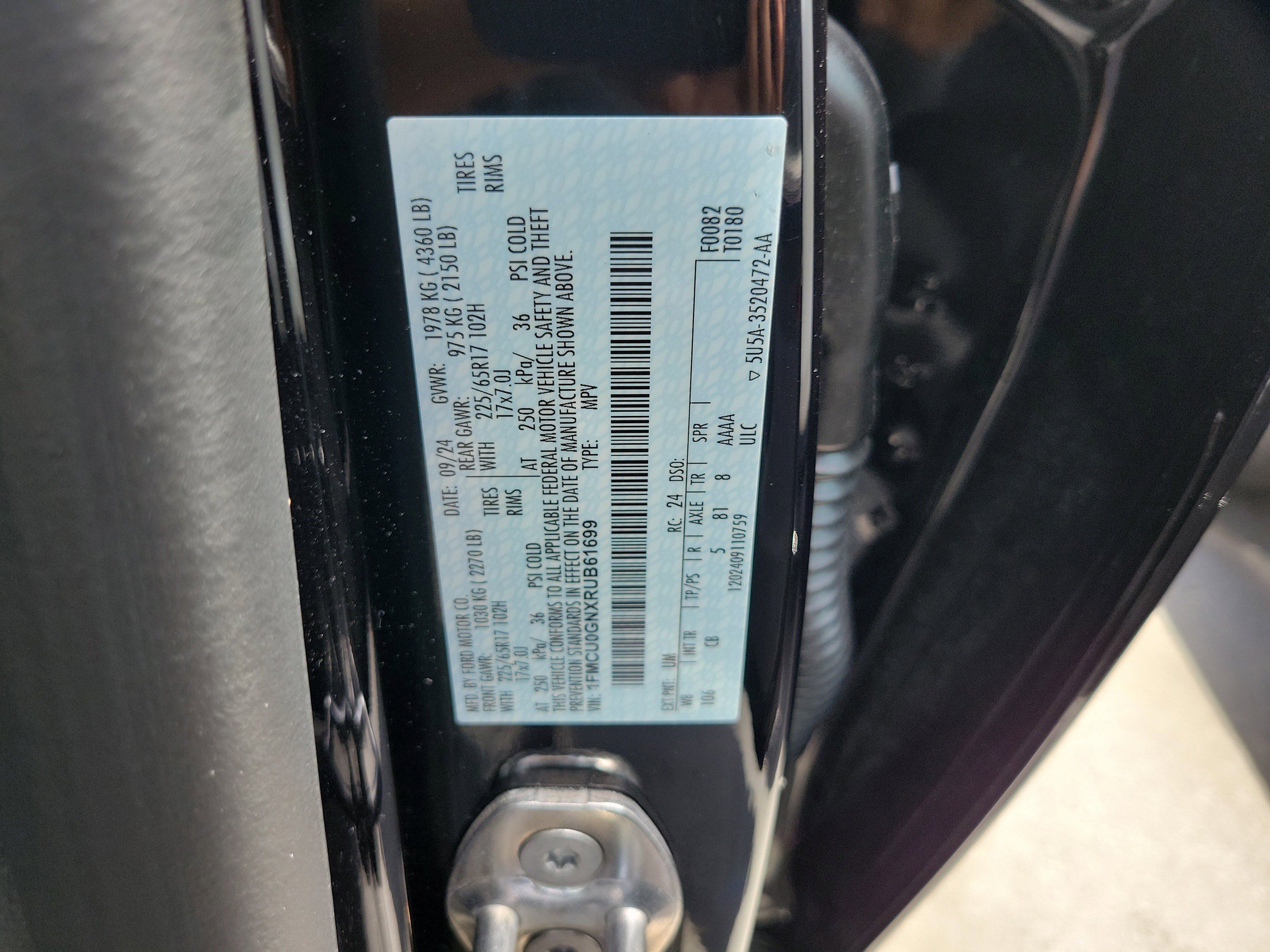 Certified 2024 Ford Escape Active w/ Tech Pack #1 FWD image 31