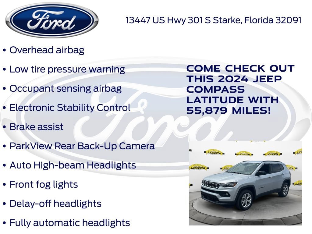 Used 2024 Jeep Compass Latitude AWD/4WD image 25